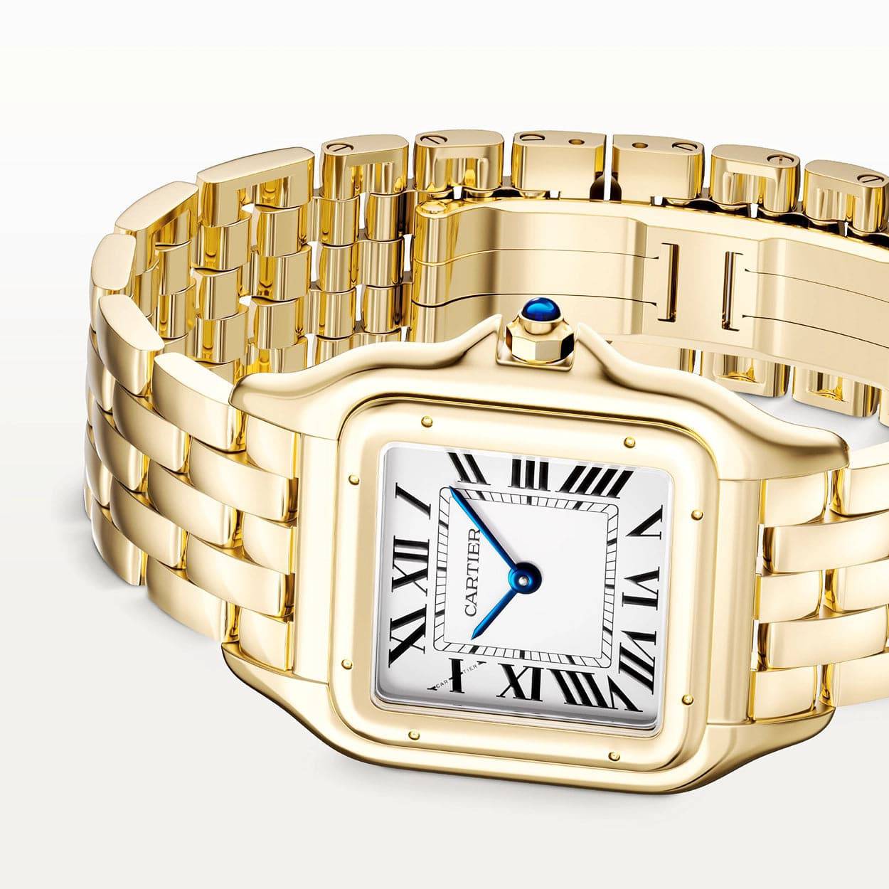Panthère de Cartier Large 18ct Yellow Gold Bracelet Watch - Image 3