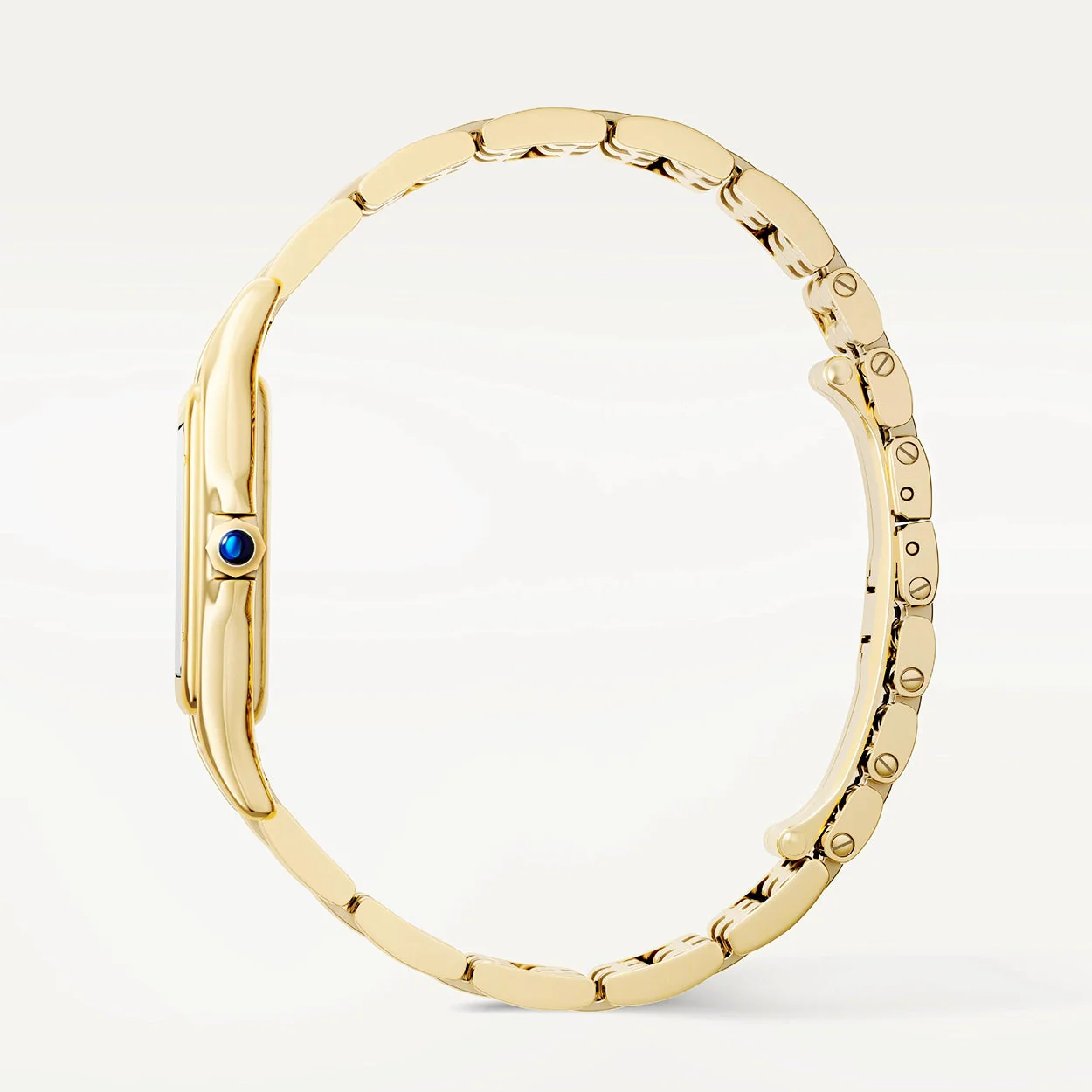 Panthère de Cartier Large 18ct Yellow Gold Bracelet Watch - Image 4