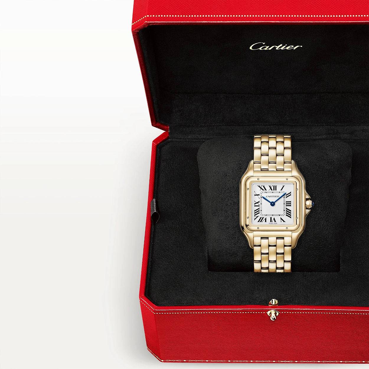 Panthère de Cartier Large 18ct Yellow Gold Bracelet Watch - Image 5