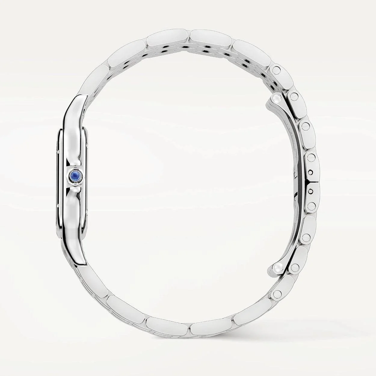 Panthère de Cartier Medium Steel Ladies Bracelet Watch - Image 7