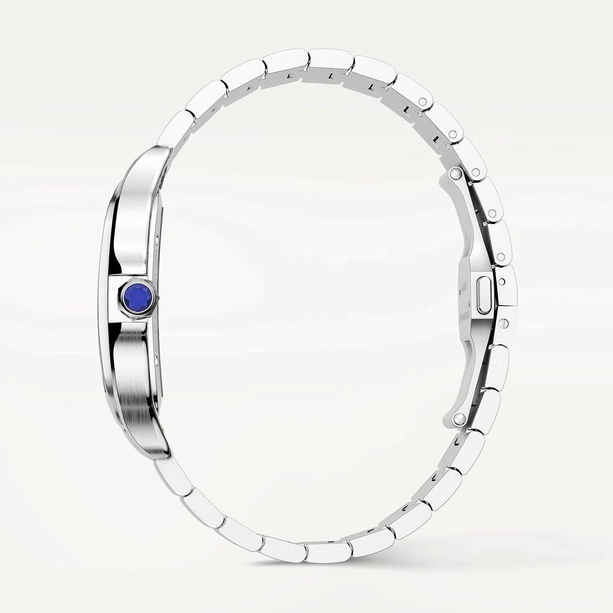 Santos de Cartier Large Steel Skeleton Dial Bracelet/Strap Watch - Image 6