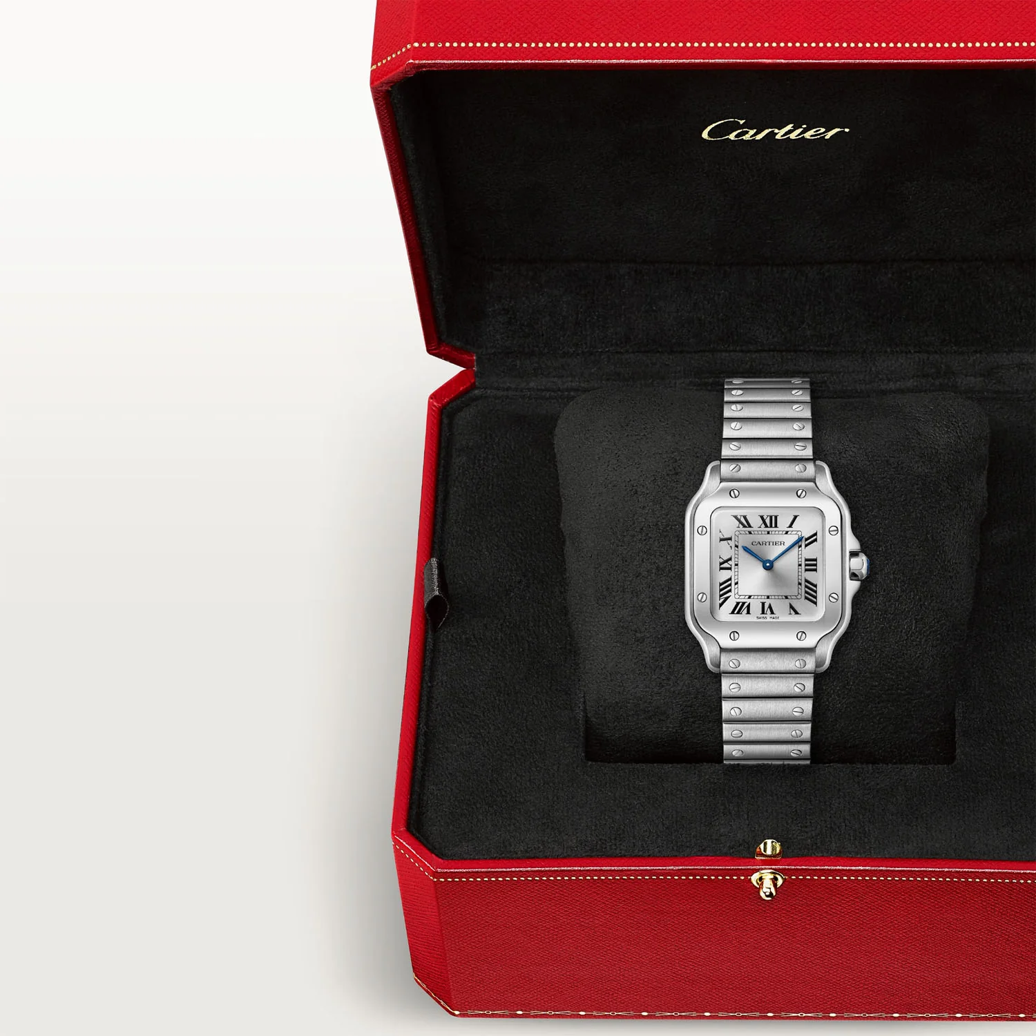 Santos de Cartier Small Steel Bracelet/Strap Watch - Image 6