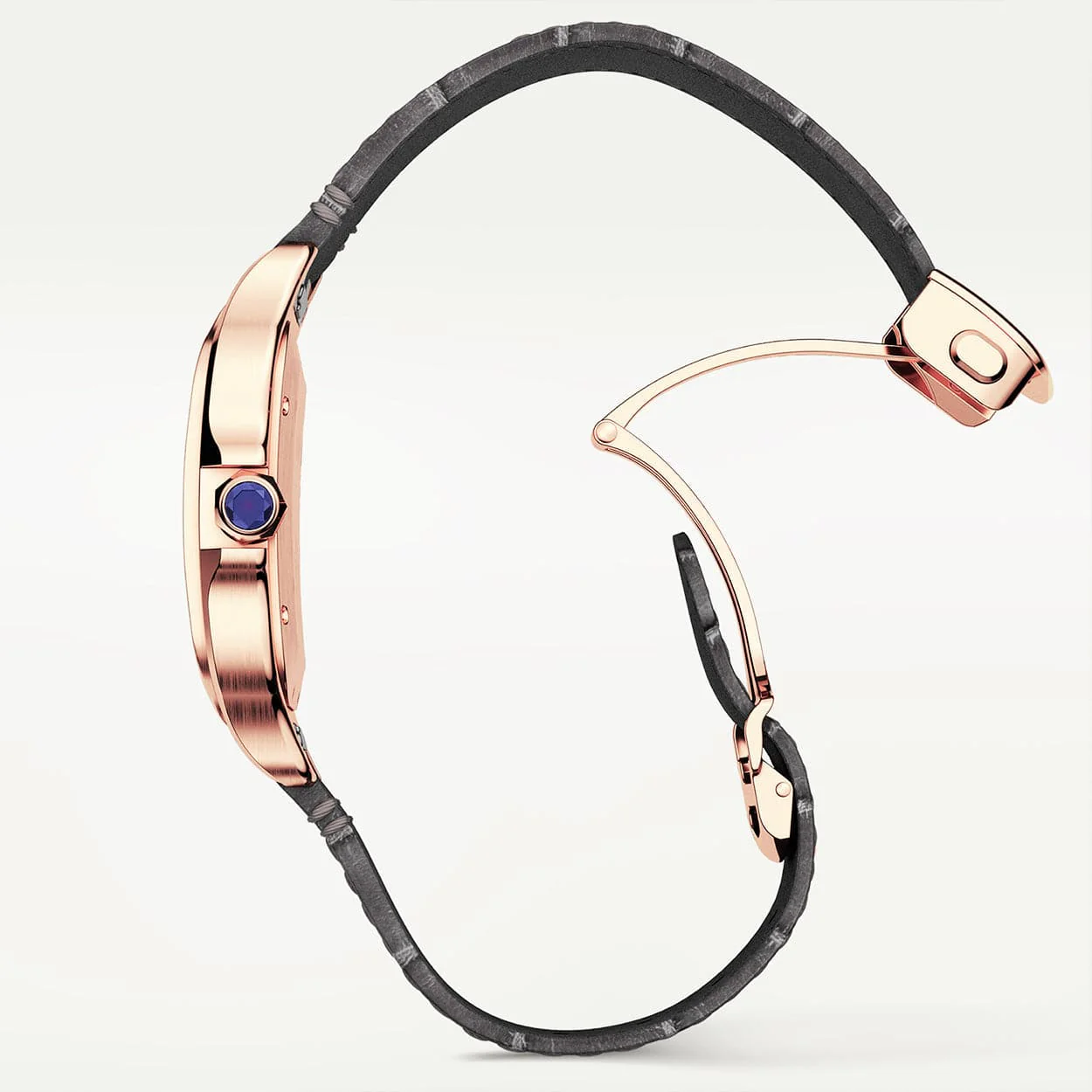 Santos de Cartier Large Automatic 18ct Rose Gold Watch - Image 3