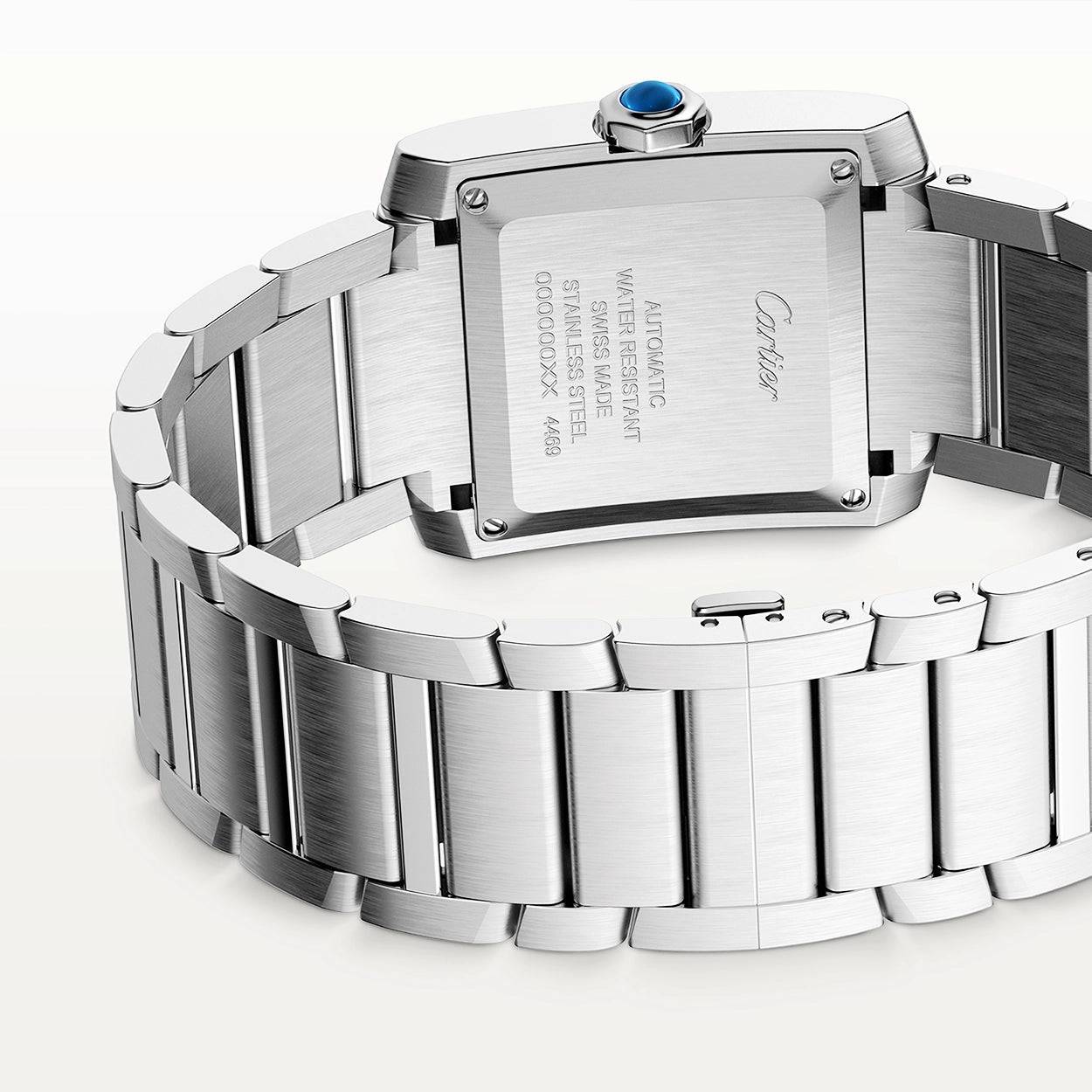Tank Française Large Automatic Steel Bracelet Watch - Image 5