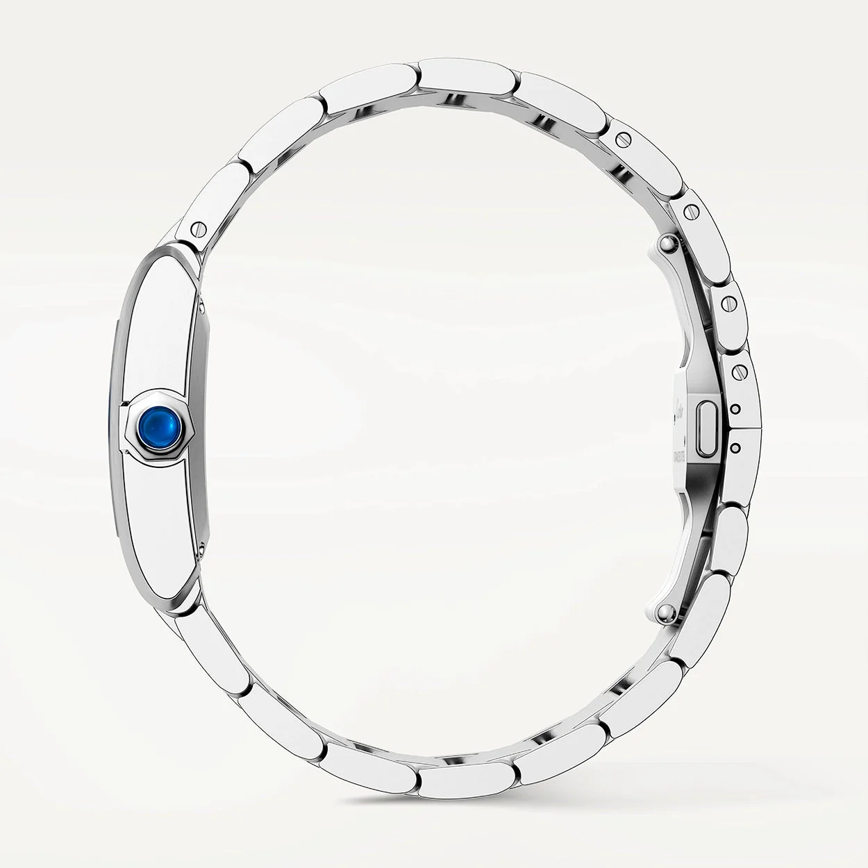 Tank Française Large Automatic Steel Bracelet Watch - Image 8