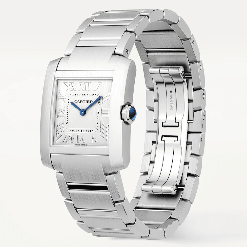 Tank Française Medium Model Steel Bracelet Watch - Image 4