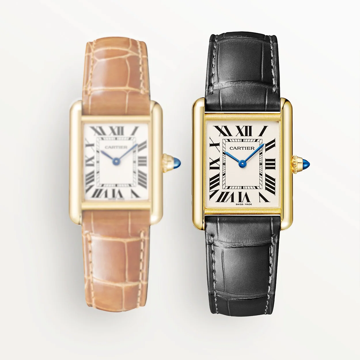 Tank Louis Cartier Medium 18ct Yellow Gold Silvered Dial Watch - Image 4