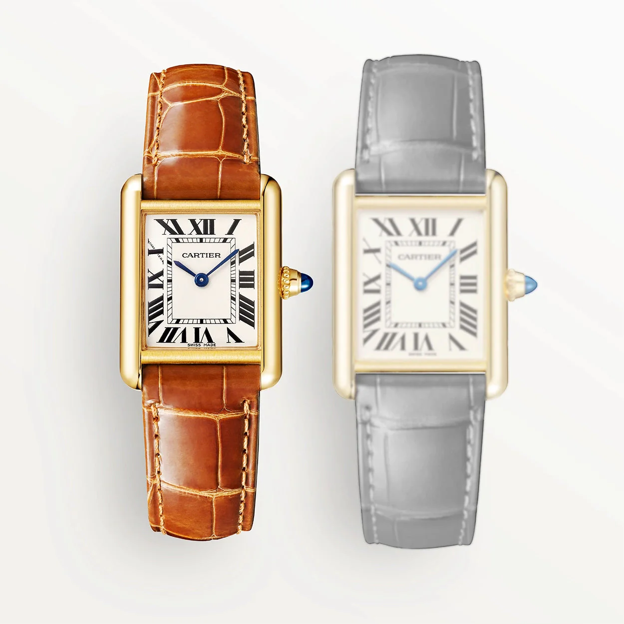 Tank Louis Cartier Small 18ct Yellow Gold Strap Watch - Image 3