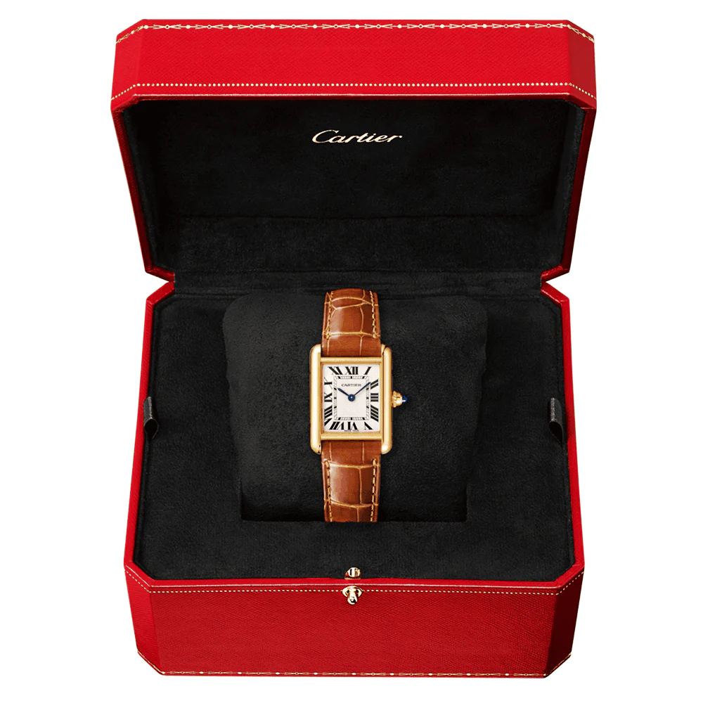 Tank Louis Cartier Small 18ct Yellow Gold Strap Watch - Image 6