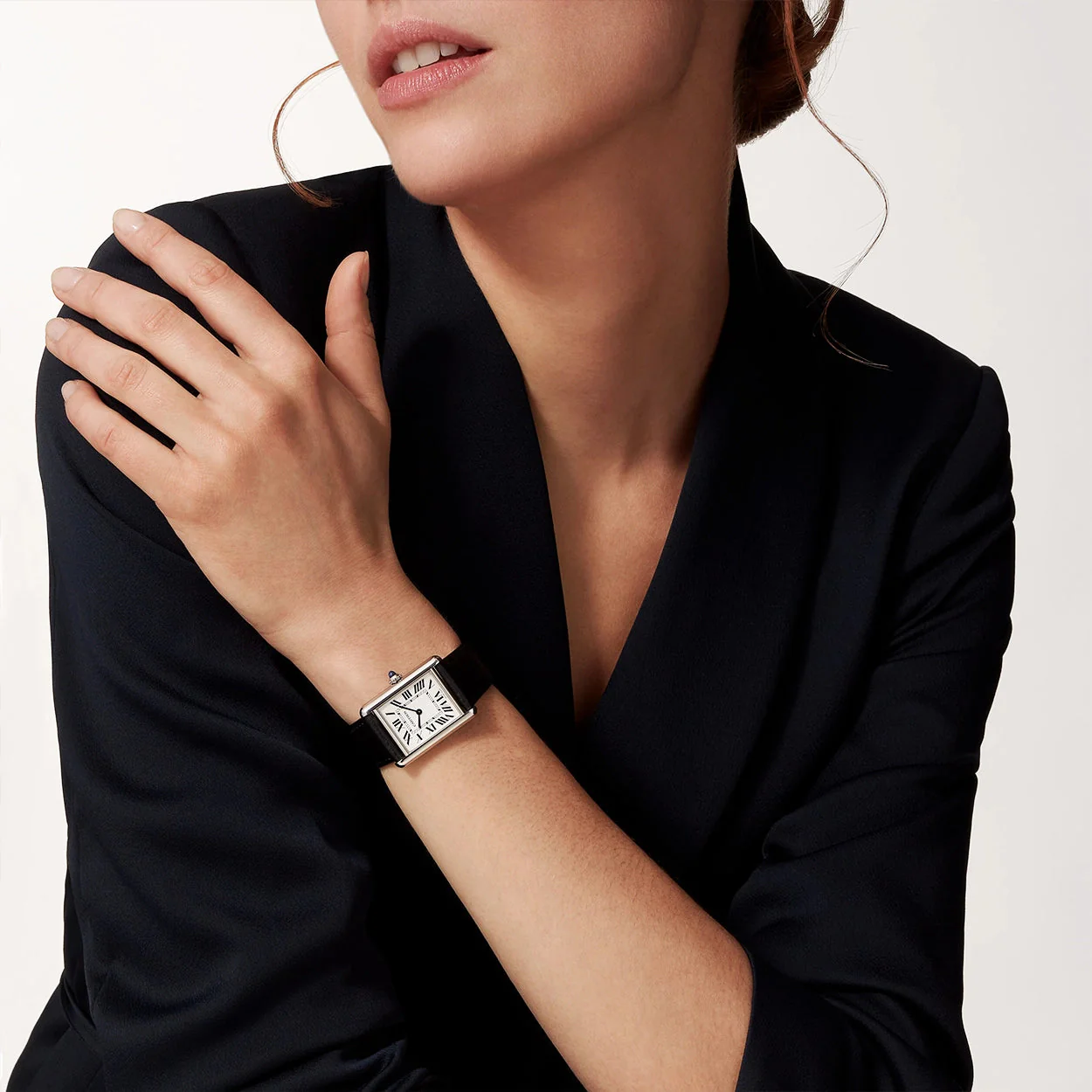 Tank Must Large Leather Strap Watch - Image 3