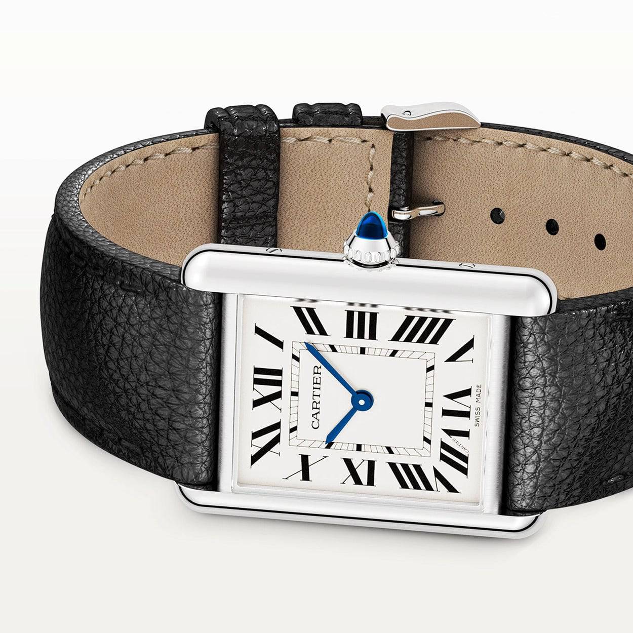 Tank Must Large Leather Strap Watch - Image 4