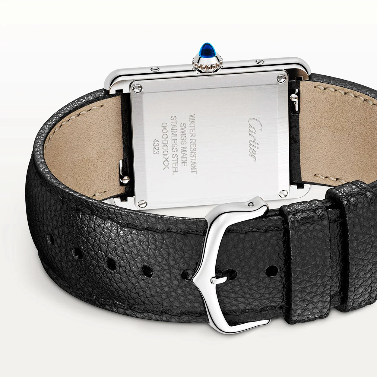 Tank Must Large Leather Strap Watch - Image 5