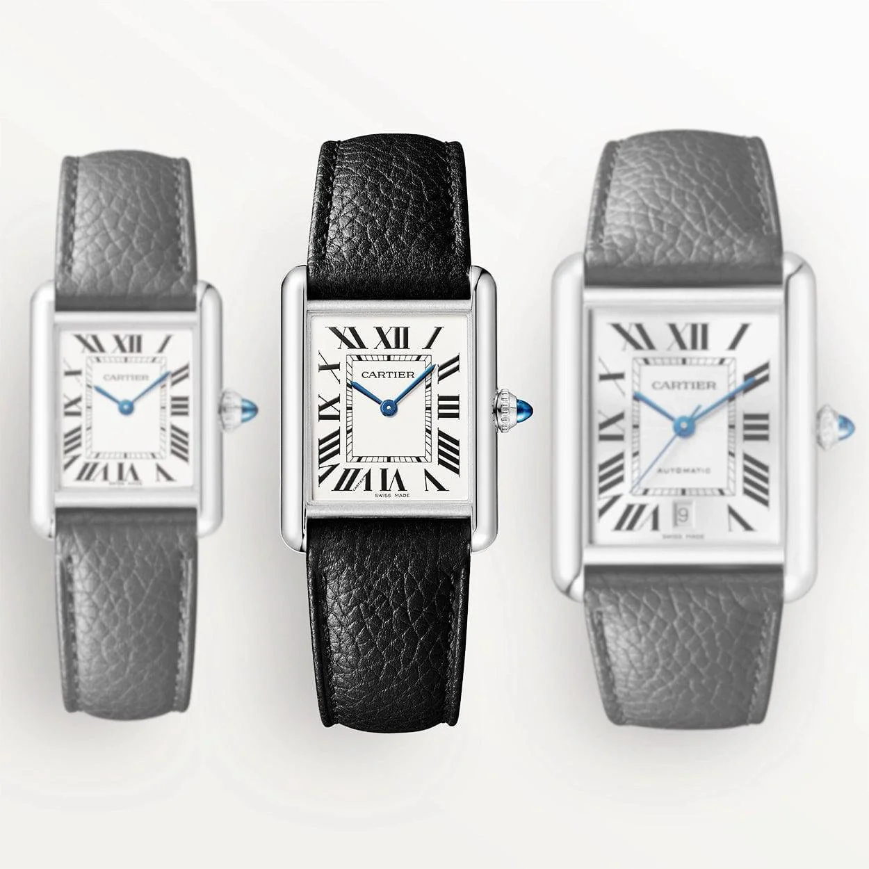 Tank Must Large Leather Strap Watch - Image 6