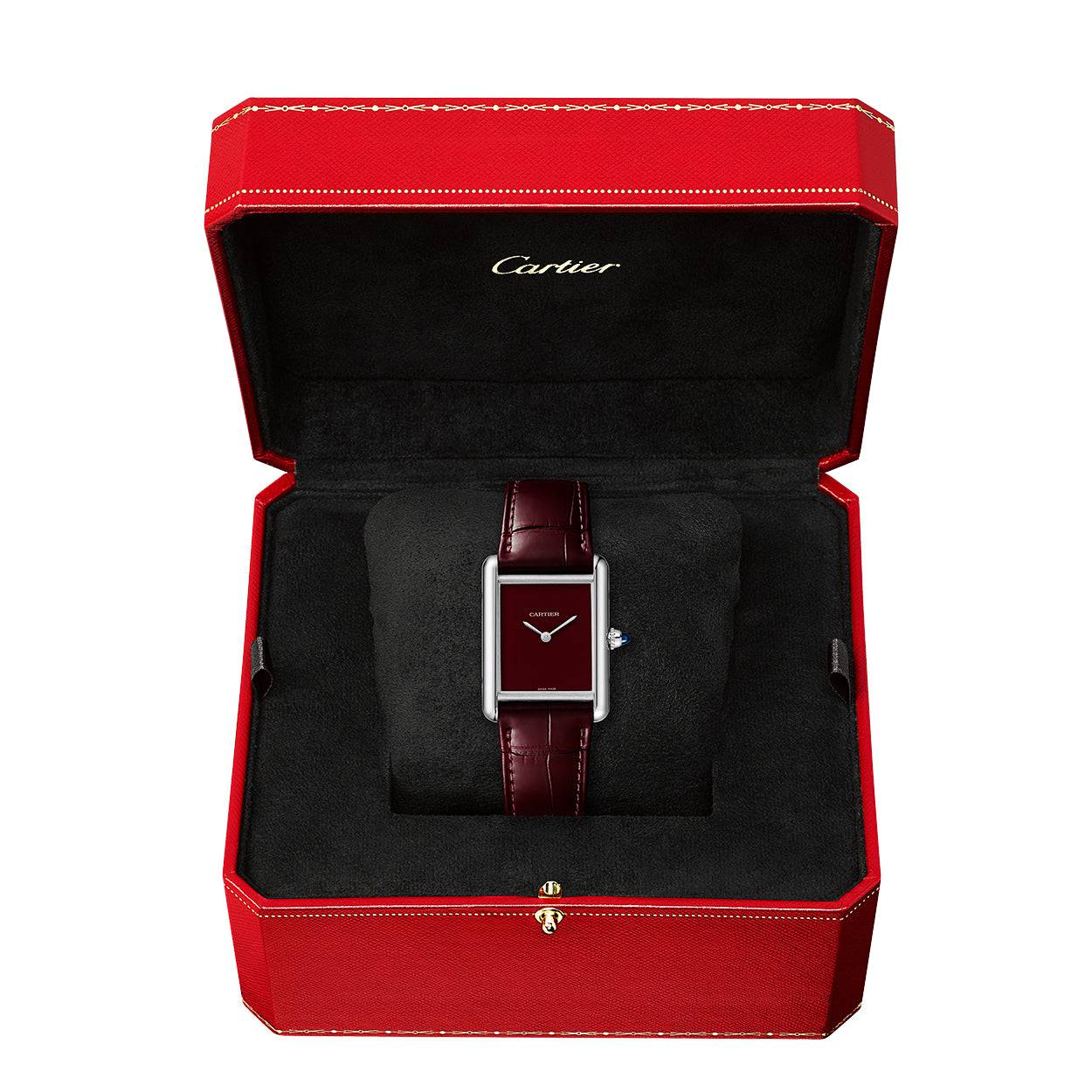 Tank Must Red Dial & Strap Watch - Image 6