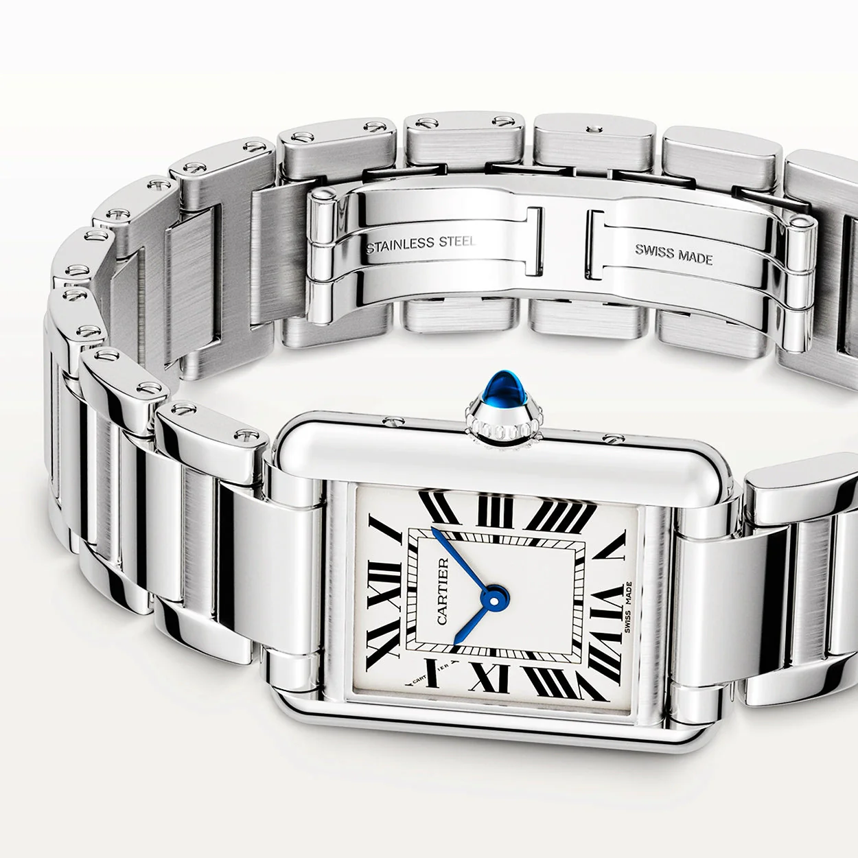 Tank Must Small Ladies Steel Bracelet Watch - Image 4