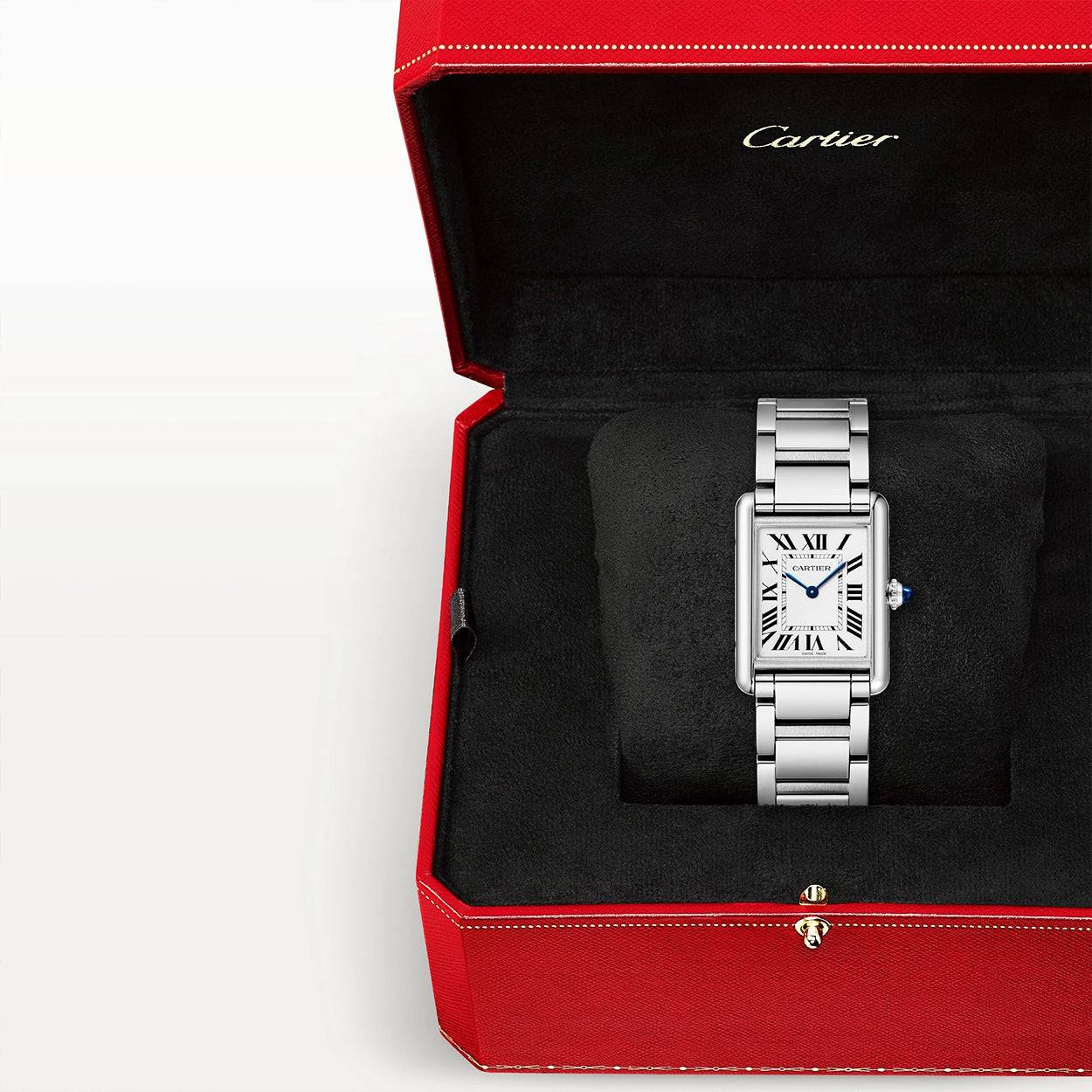 Tank Must SolarBeat™ Large Steel Bracelet Watch - Image 7