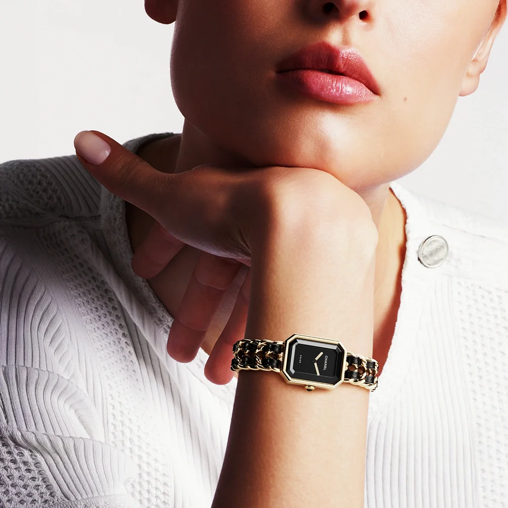PREMIERE Edition Originale Medium Yellow Gold Chain Bracelet Watch - Image 2