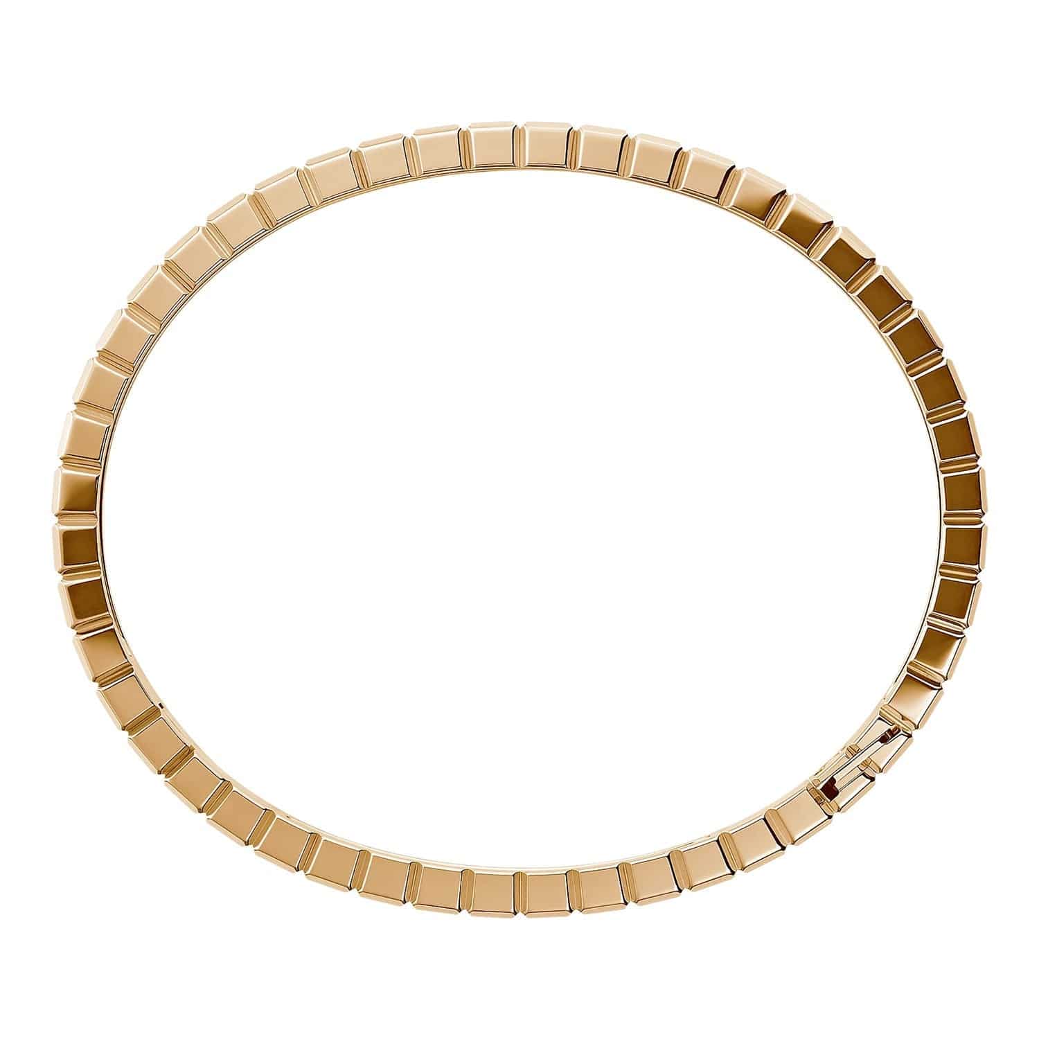 18ct Rose Gold Ice Cube Bangle Chopard - Image 4