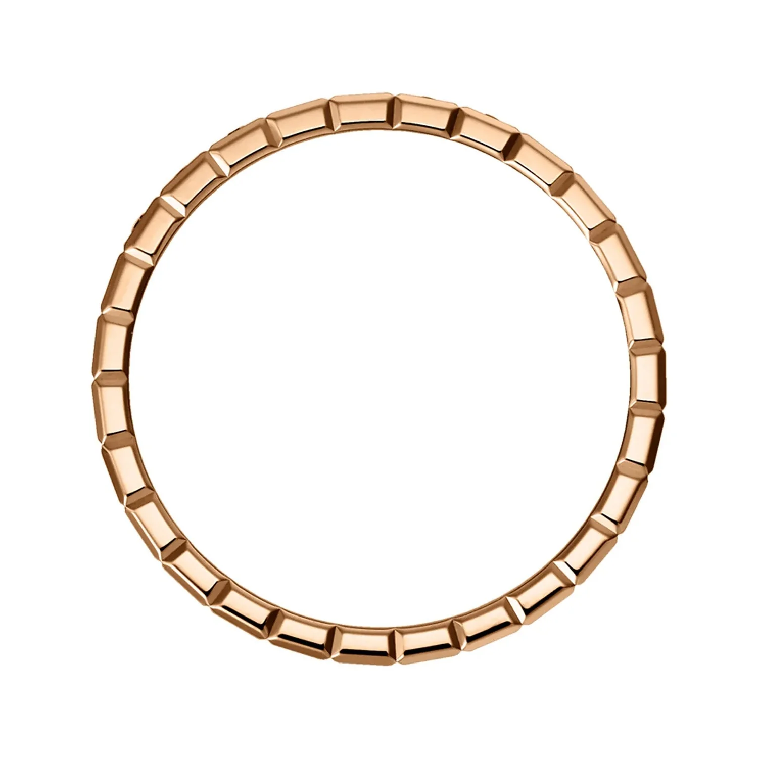18ct Rose Gold Ice Cube Diamond Ring - Image 5