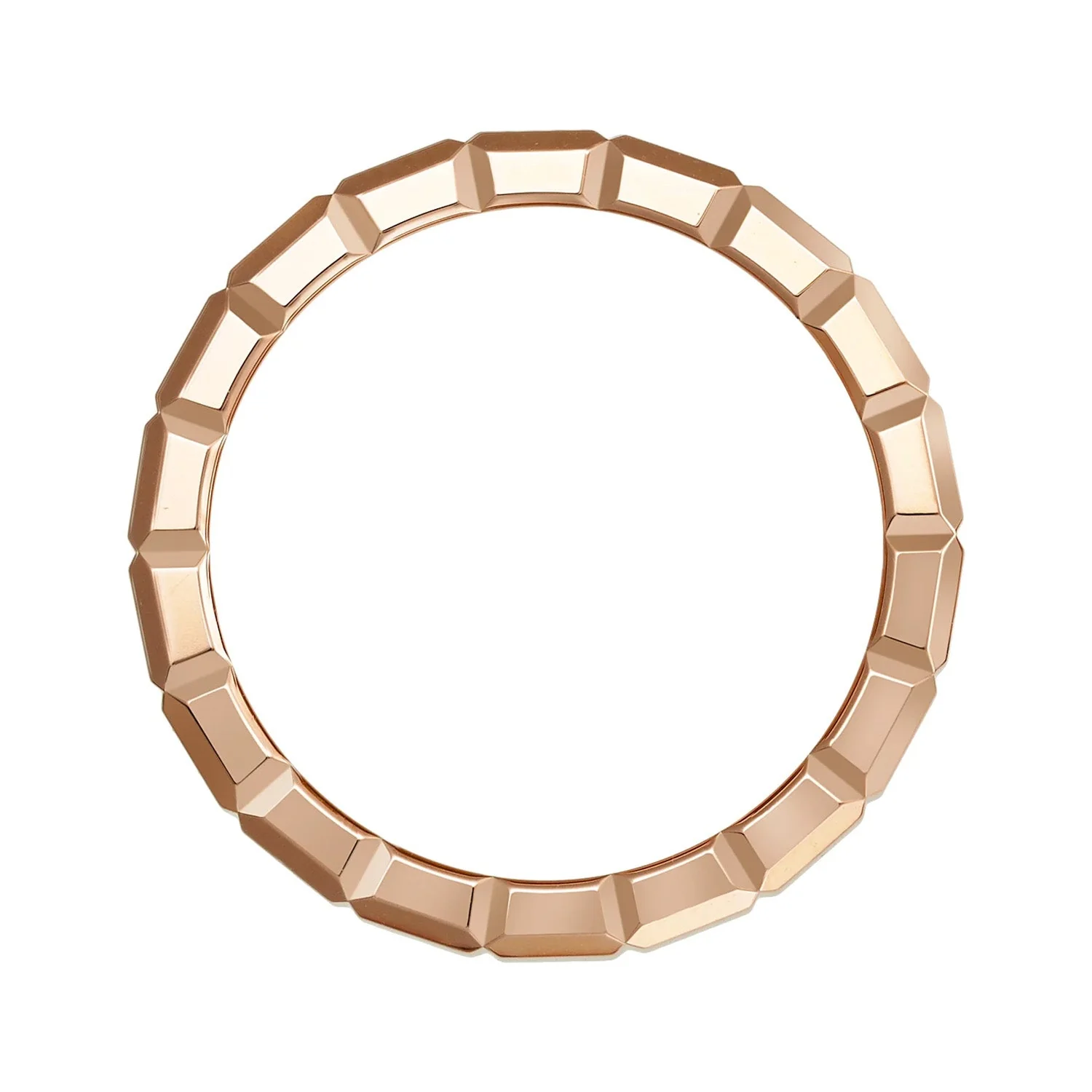 18ct Rose Gold Ice Cube Ring Chopard - Image 6