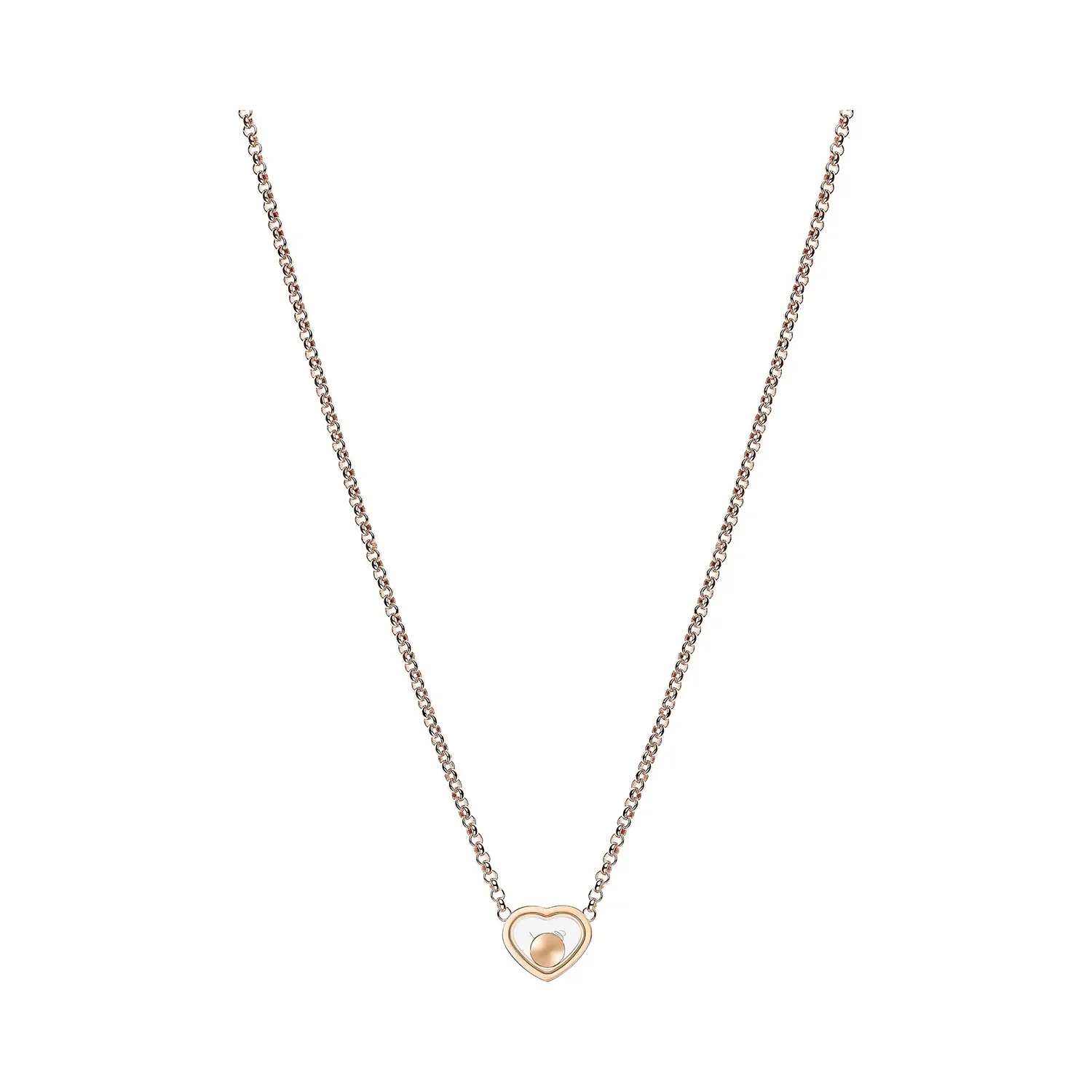 18ct Rose Gold My Happy Hearts Diamond Pendant - Image 5