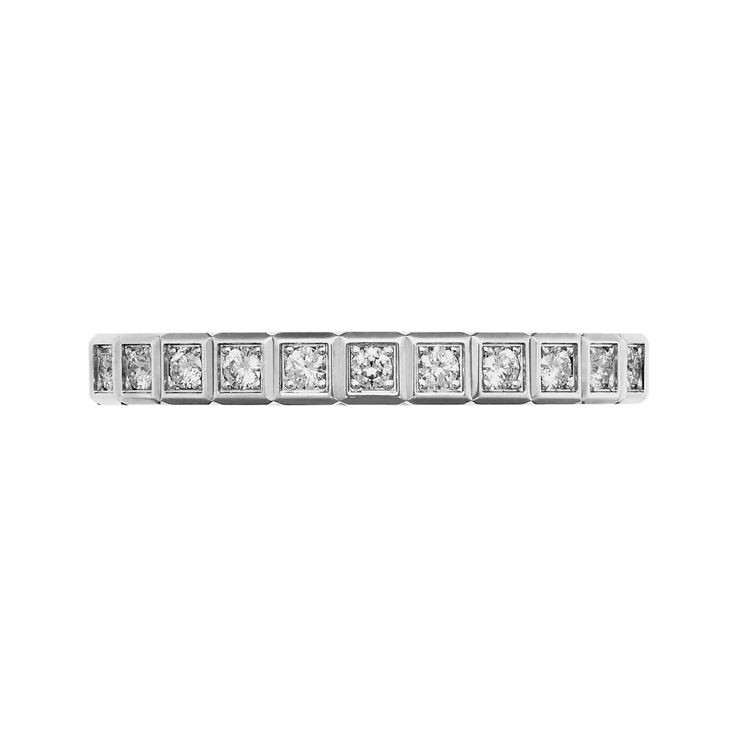 18ct White Gold Ice Cube Diamond Ring - Image 2