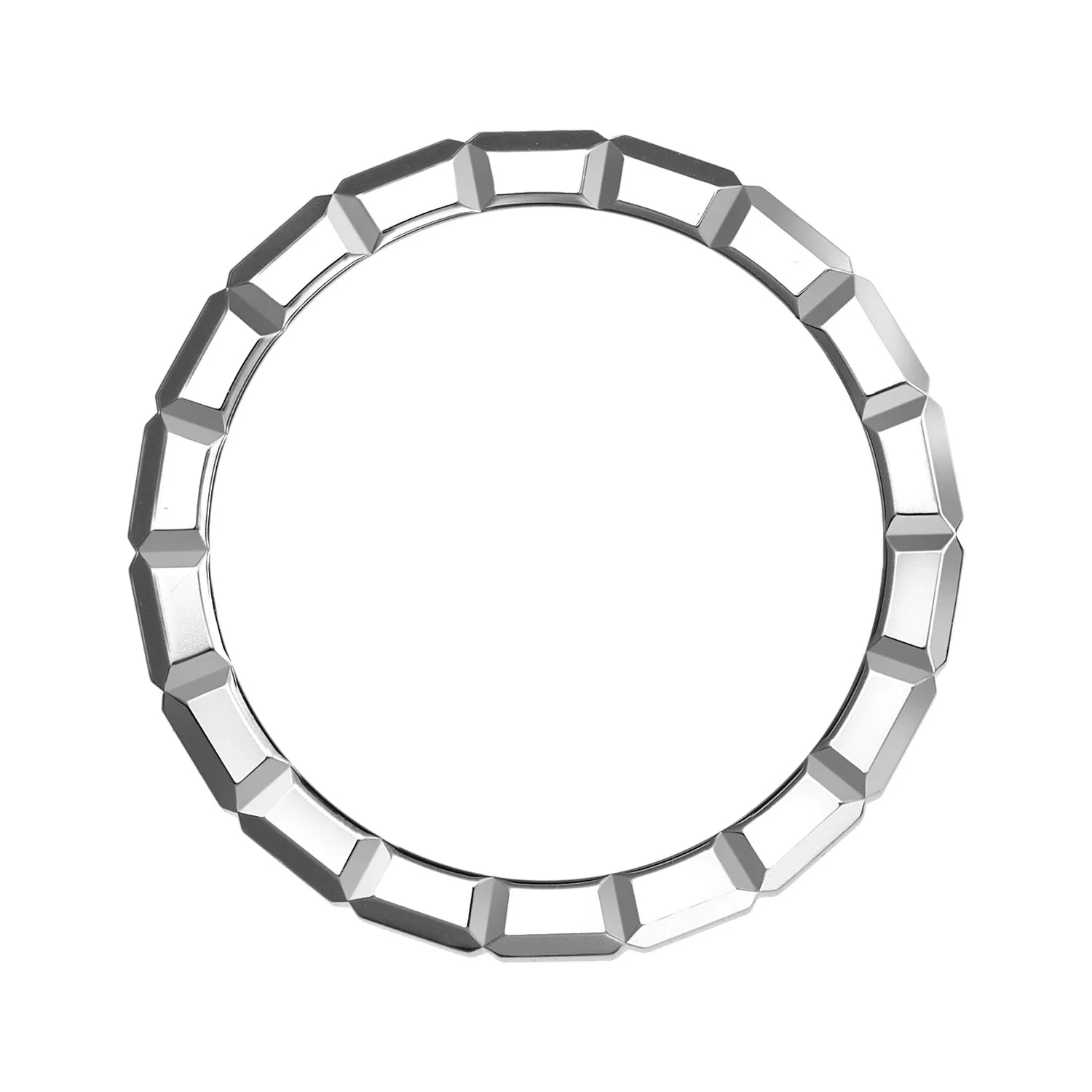 Chopard 18ct White Gold Ice Cube Ring - Image 5