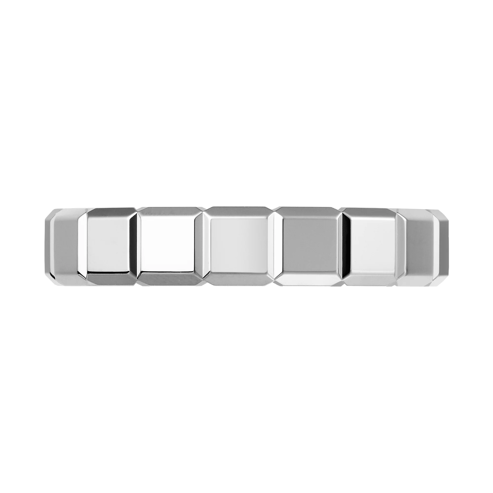 18ct White Gold Ice Cube Ring - Image 2