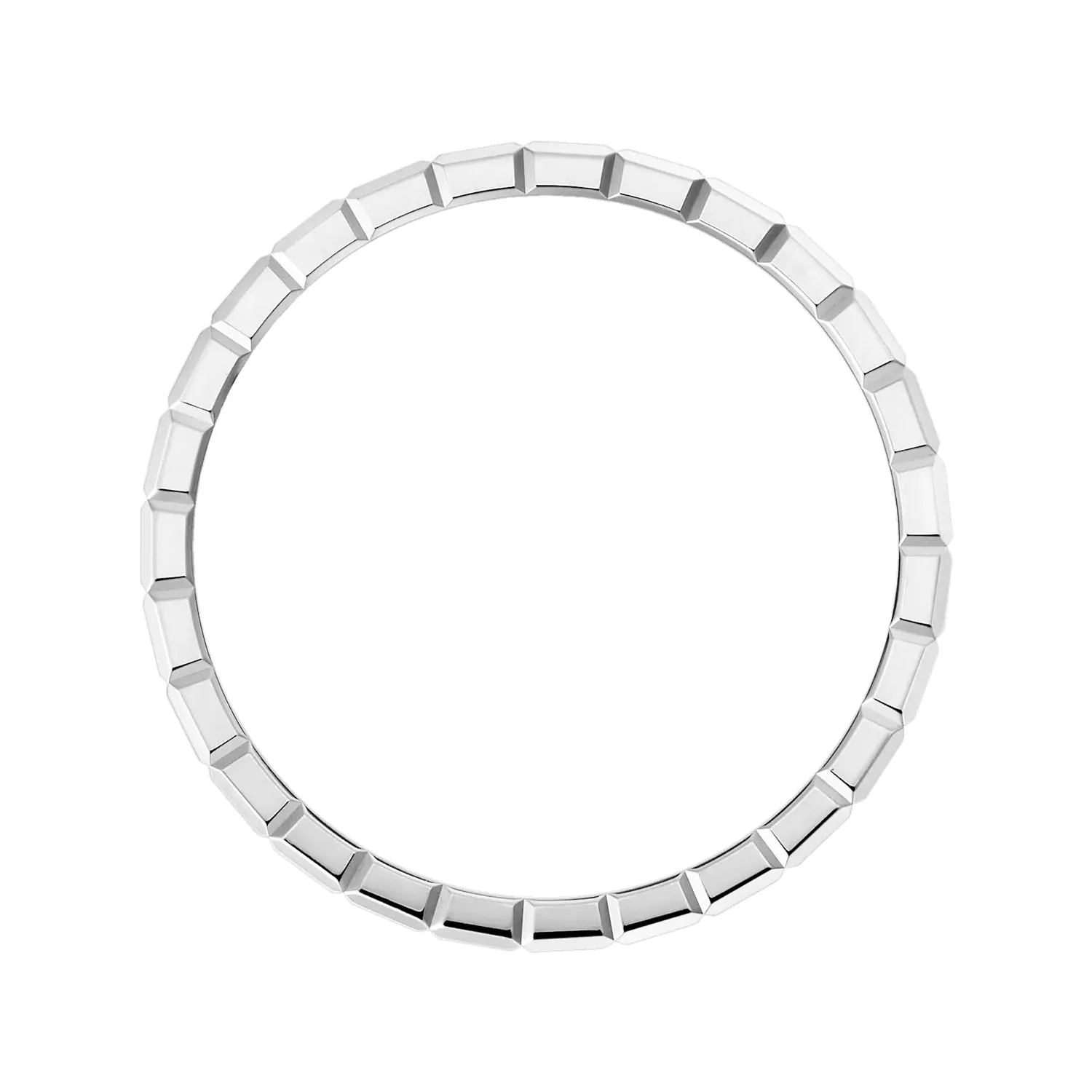 Chopard 18ct White Gold Ice Cube Ring - Image 3