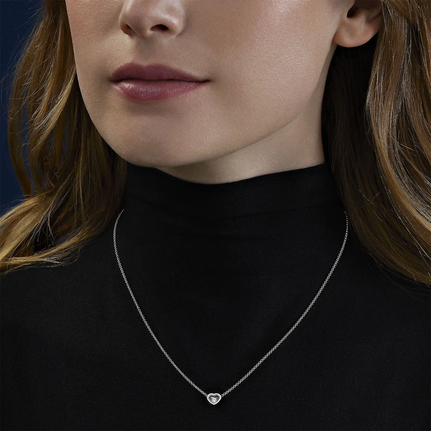 18ct White Gold My Happy Hearts Diamond Pendant - Image 2
