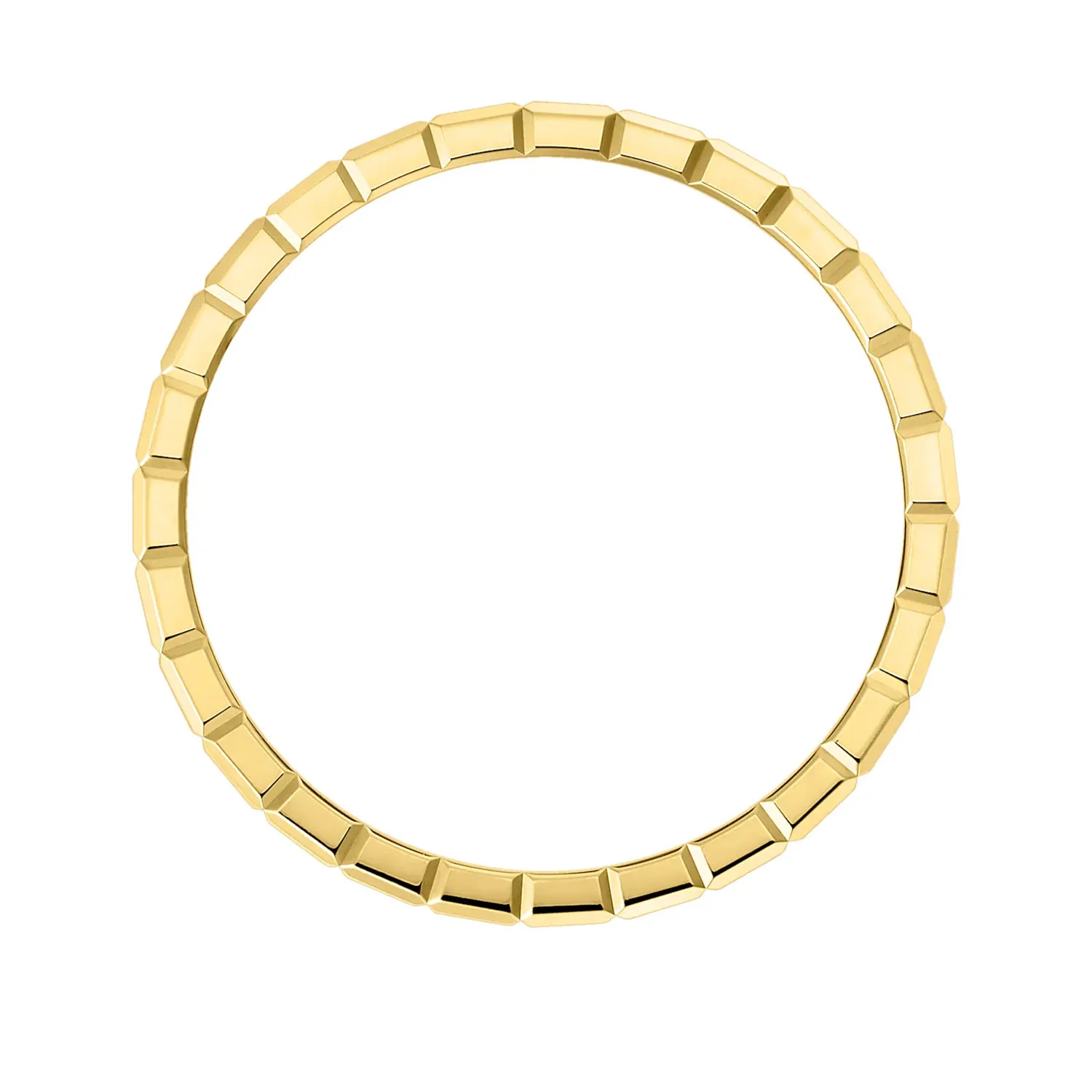18ct Yellow Gold Ice Cube Diamond Ring - Image 3