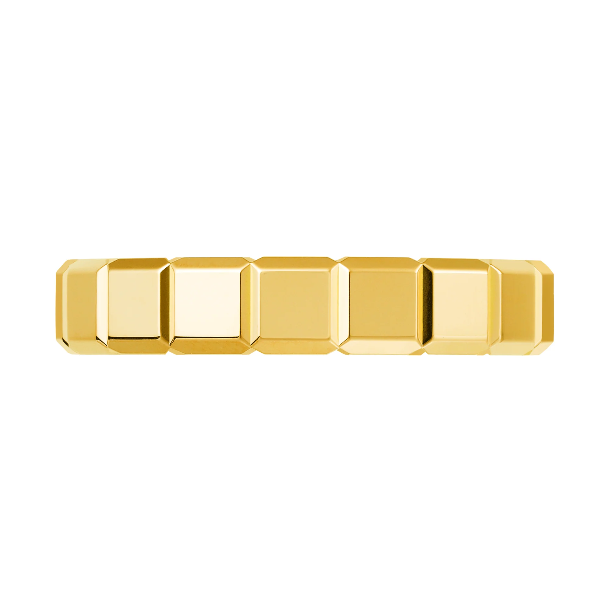 18ct Yellow Gold Ice Cube Ring - Image 2