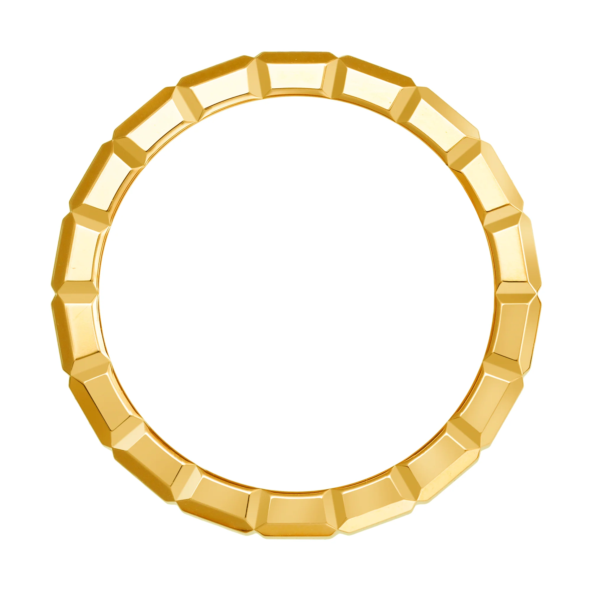 18ct Yellow Gold Ice Cube Ring - Image 3