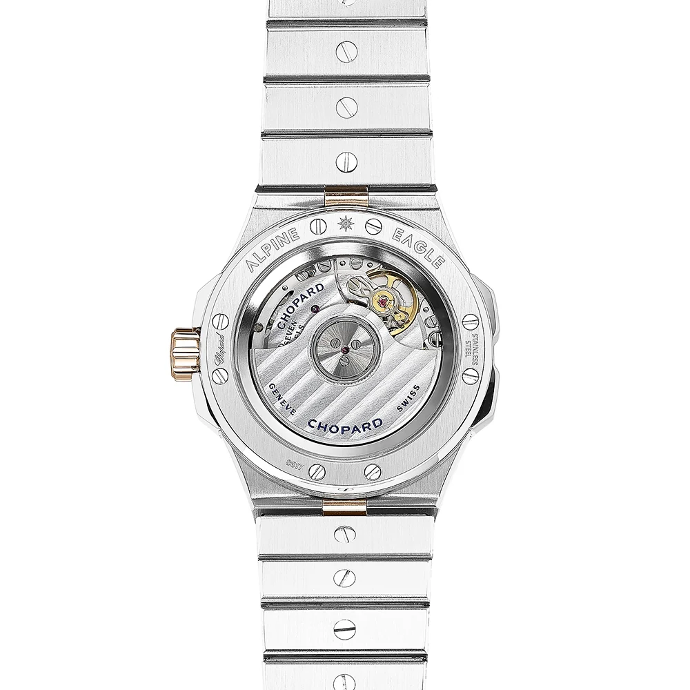 Alpine Eagle 33mm Two-Tone Grey Dial Ladies Automatic Watch - Image 2