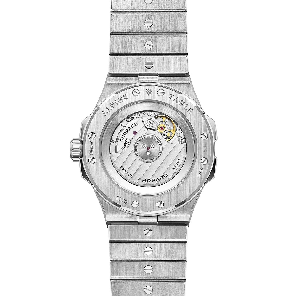Alpine Eagle 36mm 18ct White Gold Full Diamond Set Watch - Image 3