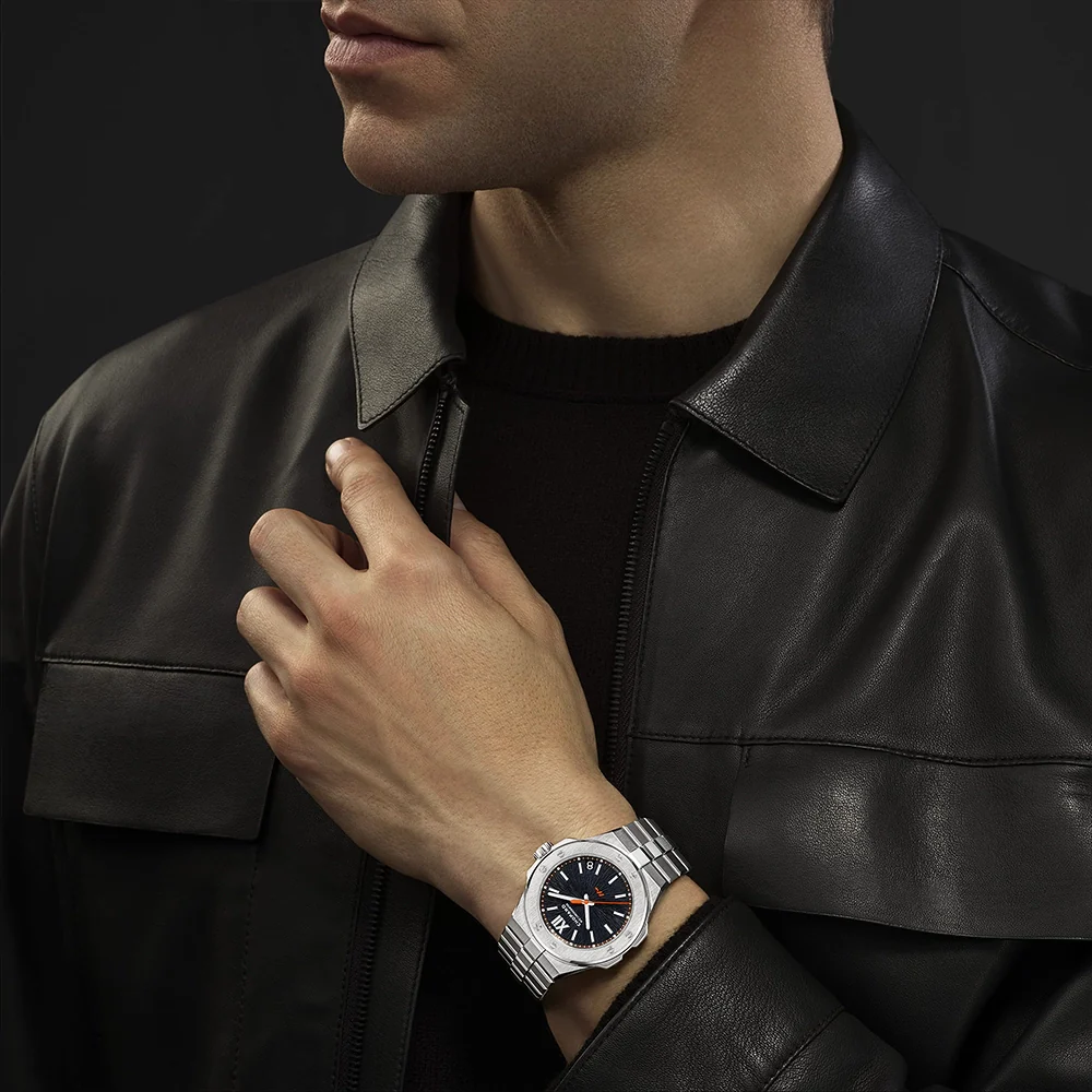 Alpine Eagle Cadence 8HF 41mm Black Dial Automatic Bracelet Watch - Image 2