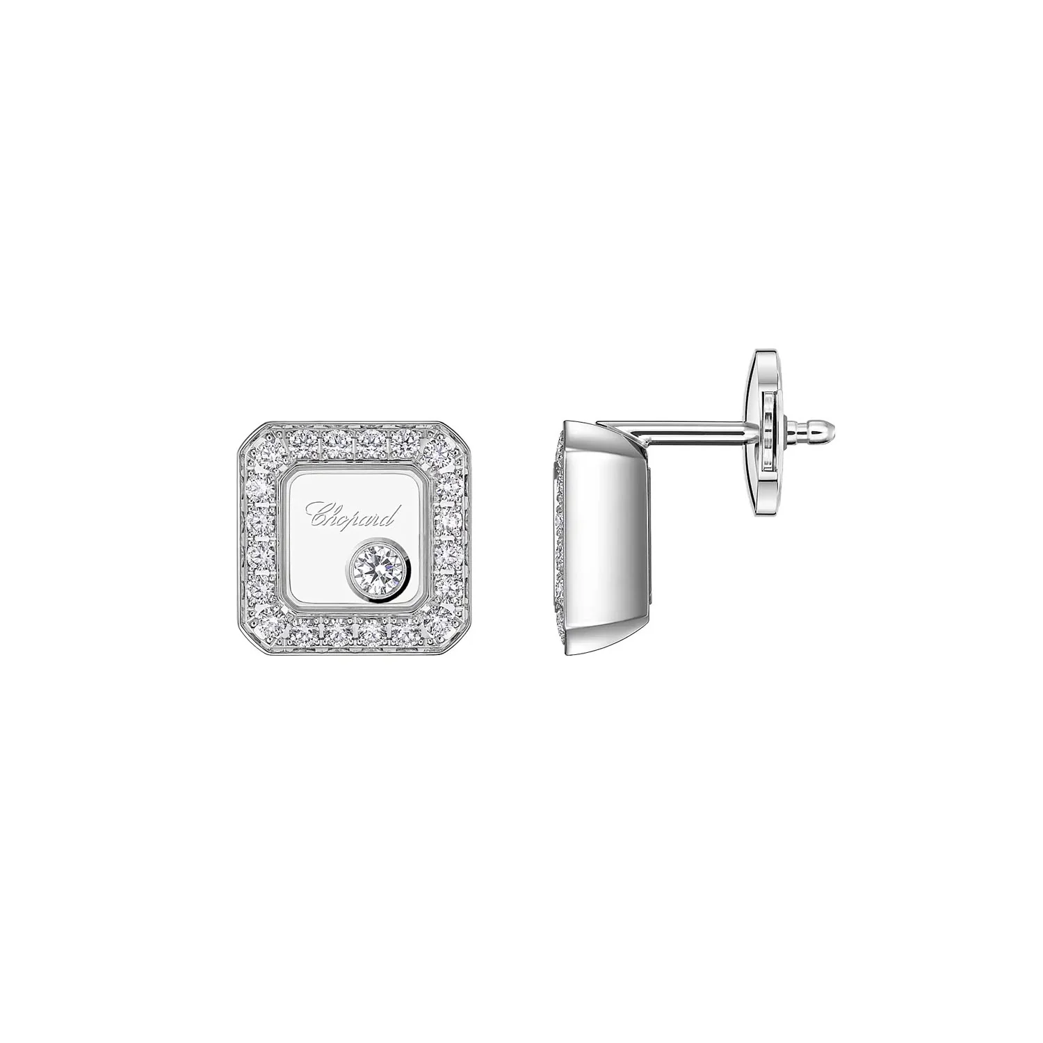 Happy Diamonds Icons 18ct White Gold Earrings - Image 2