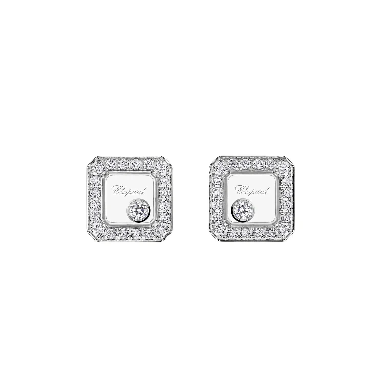 Happy Diamonds Icons 18ct White Gold Earrings - Image 3