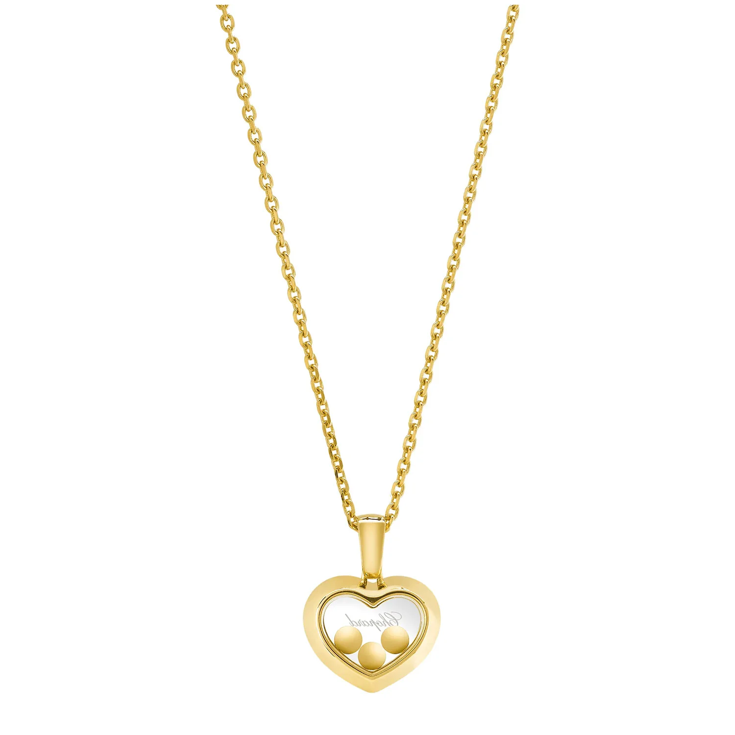 Happy Diamonds Icons 18ct Yellow Gold Heart Pendant - Image 5