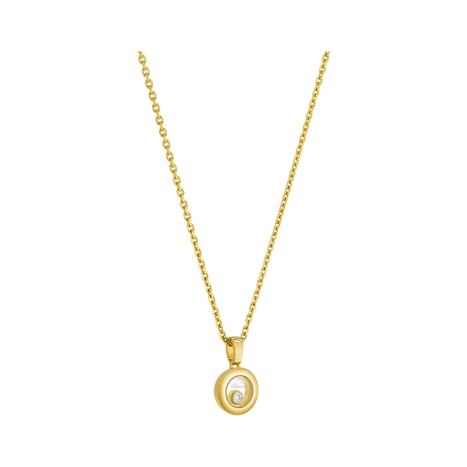 Happy Diamonds Icons 18ct Yellow Gold Round Pendant - Image 2