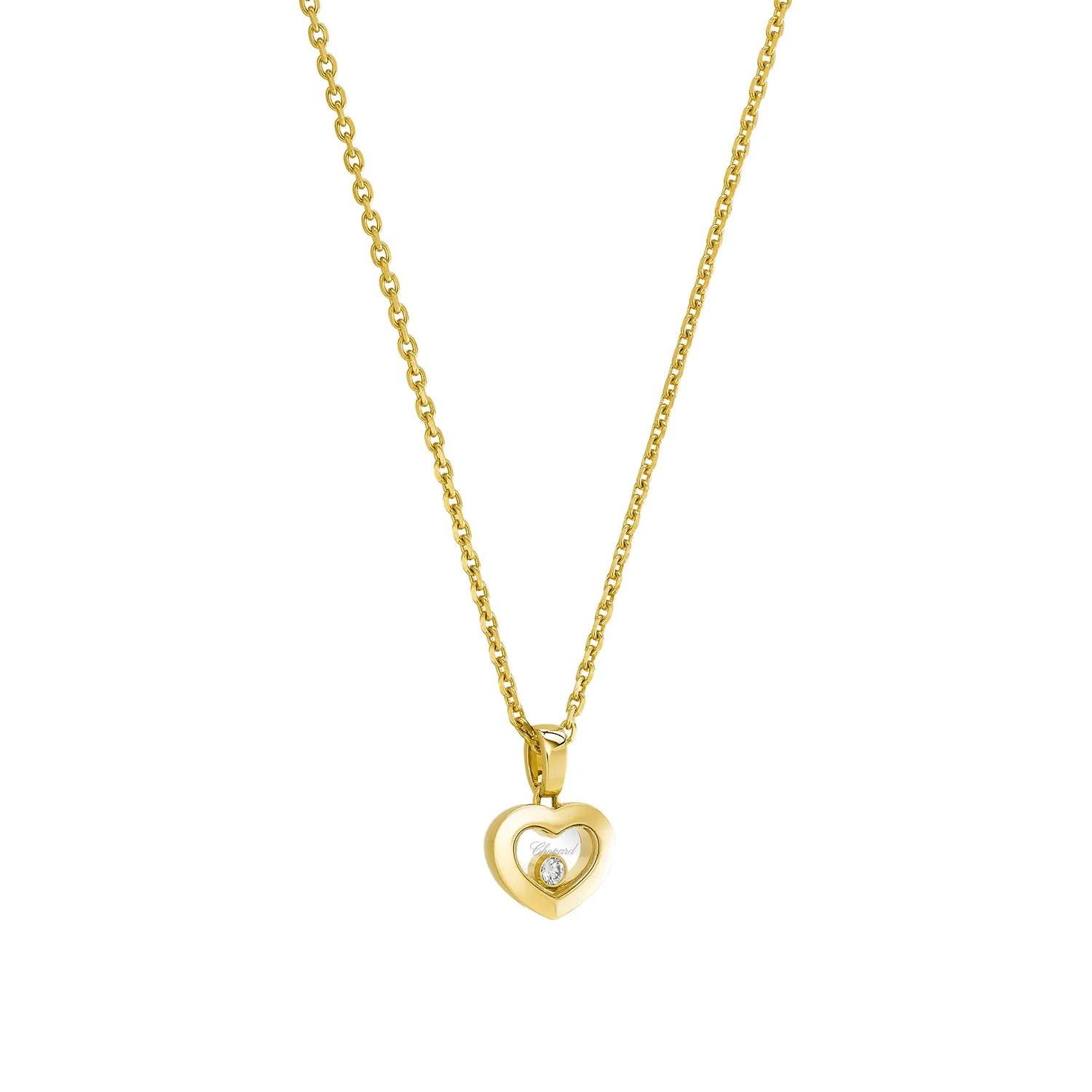 Happy Diamonds Icons 18ct Yellow Gold Heart Pendant - Image 2