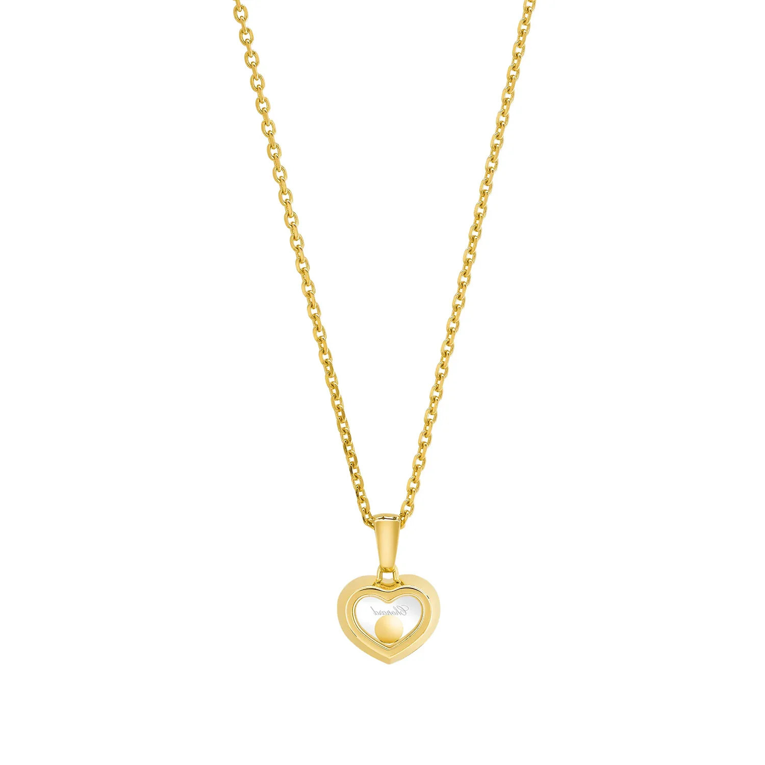 Happy Diamonds Icons 18ct Yellow Gold Heart Pendant - Image 4