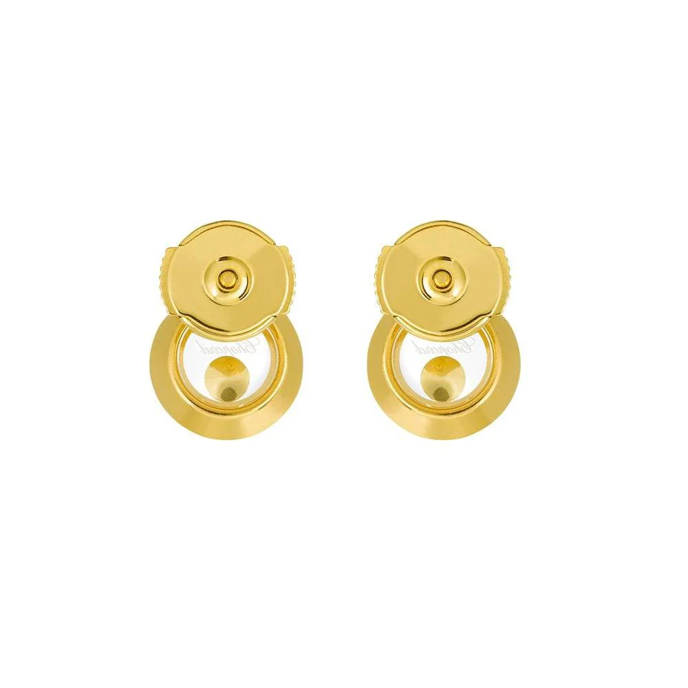 Happy Diamonds Icons 18ct Yellow Gold Round Earrings - Image 4