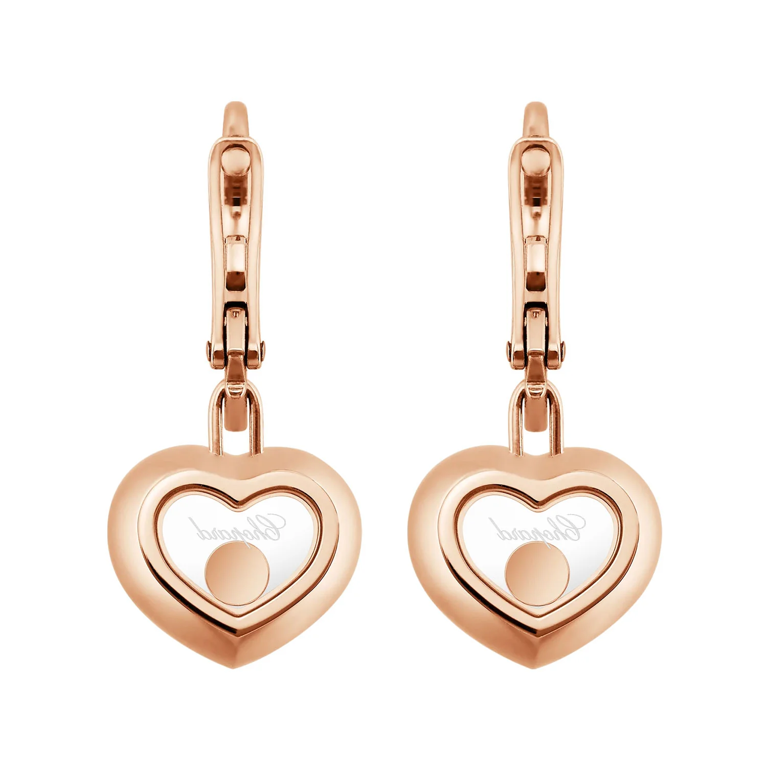 Happy Diamonds Icons 18ct Rose Gold Drop Earrings - Image 7