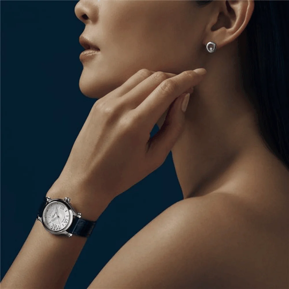 Chopard Happy Sport 30mm Automatic Ladies Strap Watch - Image 2