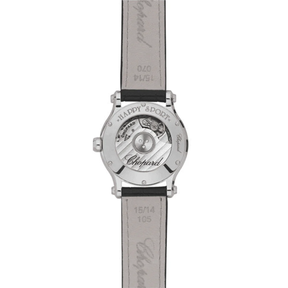 Chopard Happy Sport 30mm Automatic Ladies Strap Watch - Image 3