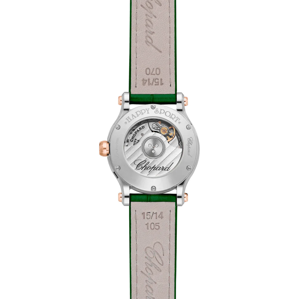Chopard Happy Sport 30mm Steel and 18ct Rose Gold Automatic Watch - Image 4