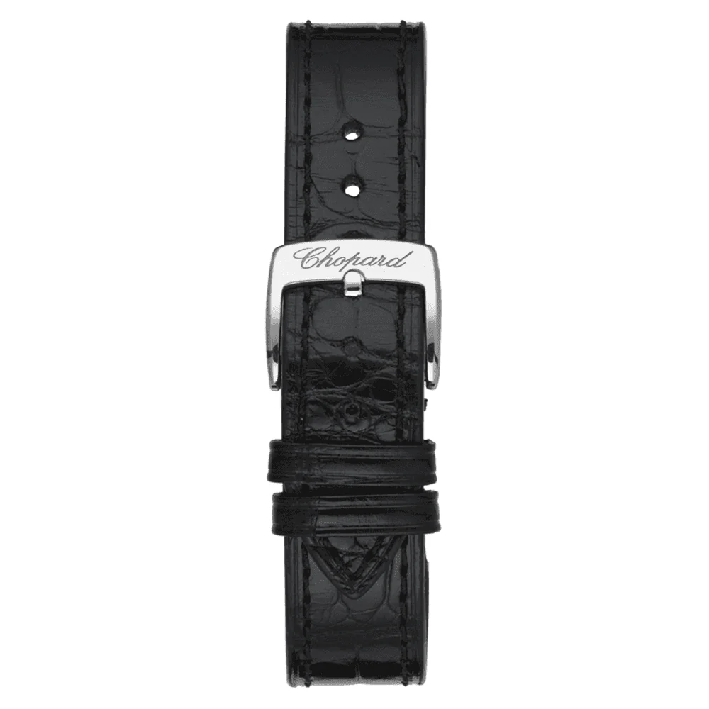 Chopard Happy Sport 30mm Steel & Diamond Bezel Automatic Ladies Strap Watch - Image 3