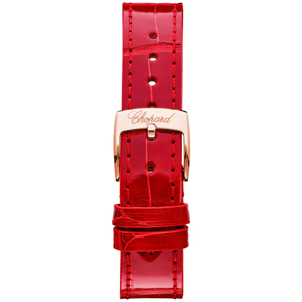 Chopard Happy Sport 33mm 18ct Rose Gold Automatic Strap Watch - Image 3