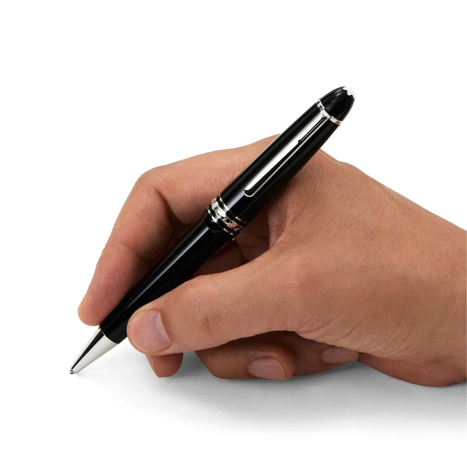 Classique Meisterstuck Platinium Coated Le Grand Ballpoint Pen - Image 4